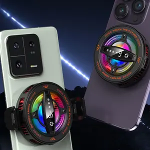 Ice Phone Cooler Magnetic Semiconductor Large Display Three-Step Adjustment, Gaming & Esports Cooling Device, Essential Tech Accessory, Adjustable Cooling Fan