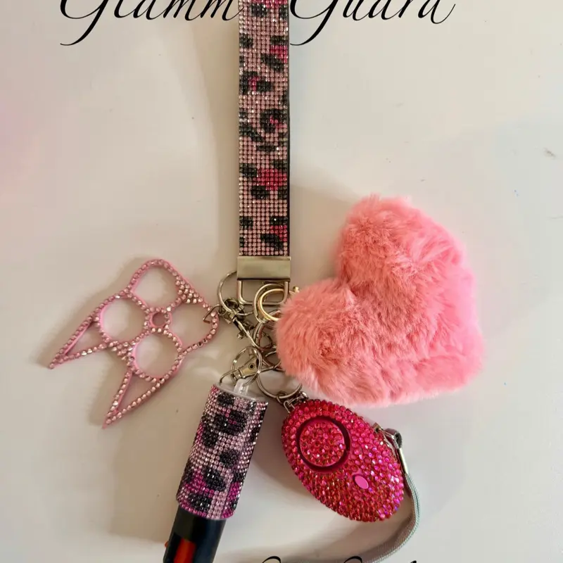Pink Cheetah Bling