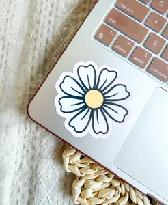 Daisy Flower Sticker - Nature Sticker - Watercolor Sticker - Floral Sticker - iPad Sticker -Laptop Sticker