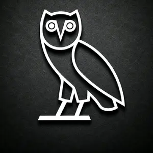 Owl "OVO" design (Decal-Sticker-Vinyl) VJR CO