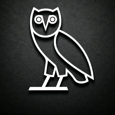 Owl "OVO" design (Decal-Sticker-Vinyl) VJR CO