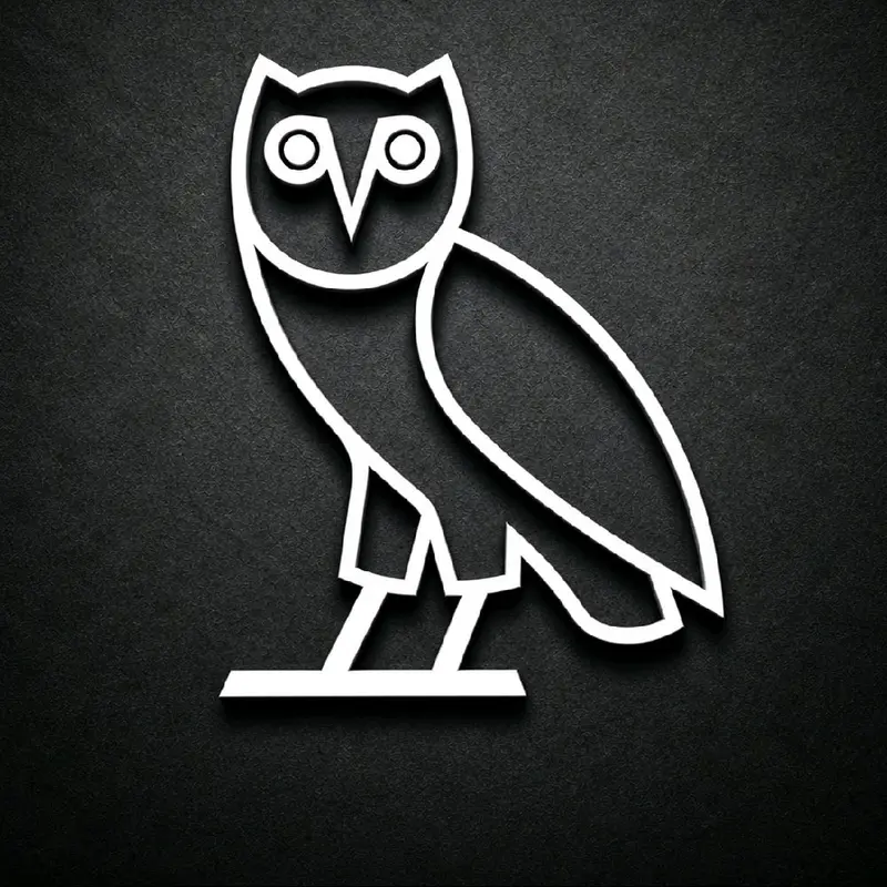 Owl "OVO" design (Decal-Sticker-Vinyl) VJR CO