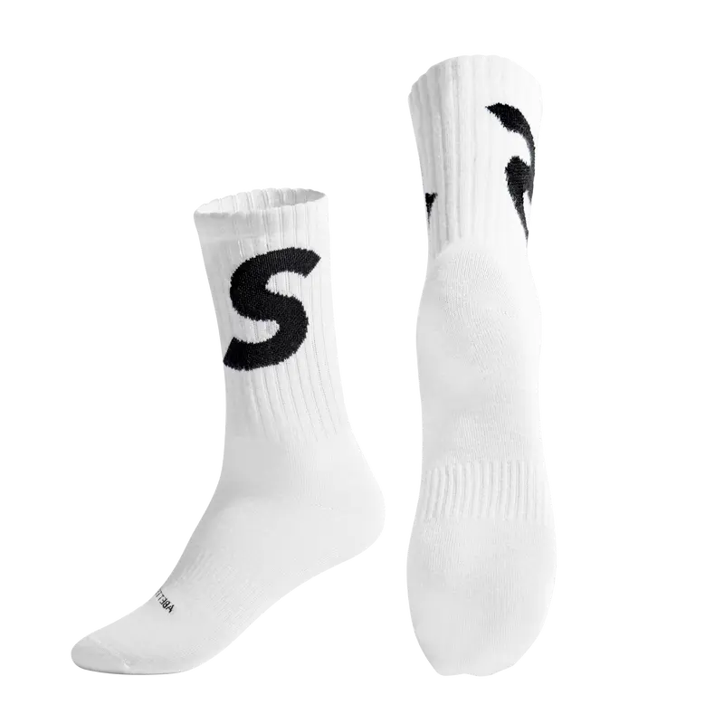 SIINSIIN Female Cotton Blend Knit Crew Socks - Lightweight, Stretchy, Moisture Wicking, Breathable, Soft Crewsocks with Arch Support, All-Day Protection for Running, Athleisure