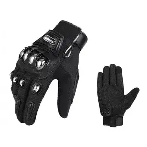 Madmotor Full-Finger Motorcycle Gloves, Protective Airflow Steel Finger Tips, Touchscreen Compatible, Riding Racing Daily Wear, Unisex