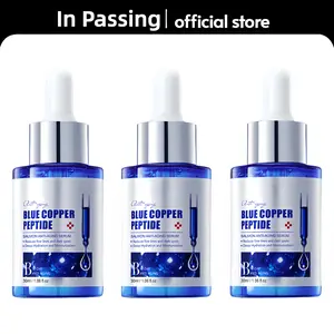 GHK-Cu Copper Peptide Serum with Hyaluronic Acid, Moisturizer for Tightening, Collagen Boosting & Hydrating Skin, Hydrate