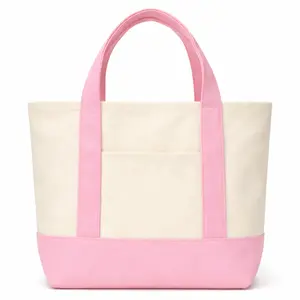 Reusable Mini Canvas Tote Bag, Lightweight Everyday Carryall for Errands