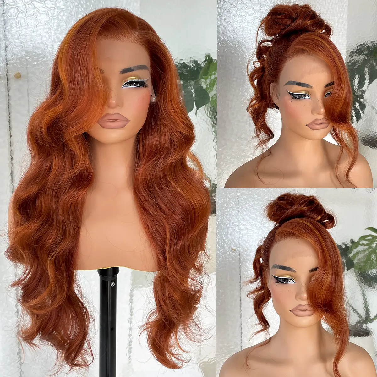 LOVSOUL 13x6 HD Glueless Lace Frontal Wigs Pre-Plucked, Wear 