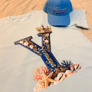 Yemaya Set | Orisha T-Shirt + Cap Bundle | Afro-Caribbean Outfit | Yoruba Gift