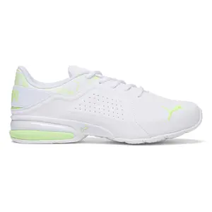 PUMA Mens Viz Runner Repeat Wide Running Sneakers Shoes - White
