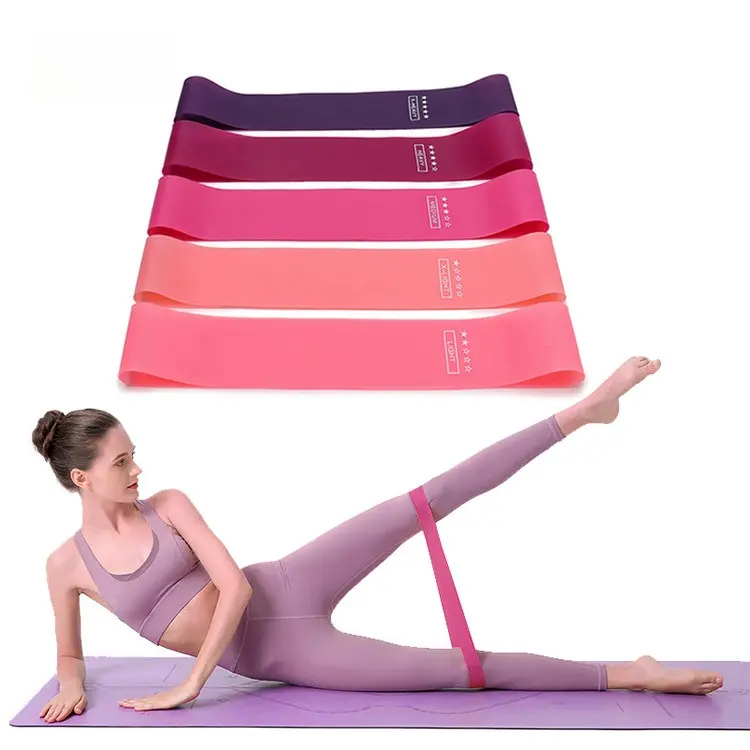 Portable Resistance Belt Women's Squat Buttocks Rally Belt Gym Yoga Equipment Rally Belt Leg Practice Hand Rings