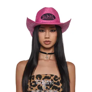 Von Dutch Cowboy Hat - Pink