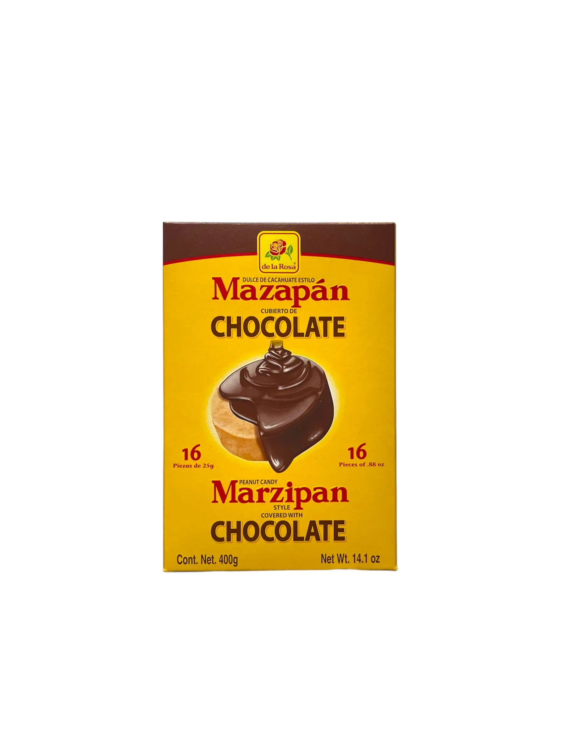 De la Rosa Mazapan Chocolate Snack (16 pieces)