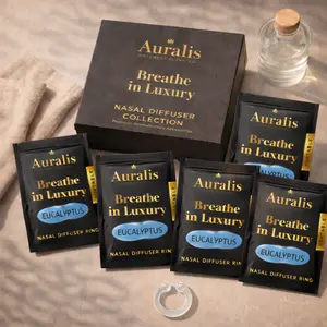 Auralis Essential Refill – Nasal Diffuser Ring Pouches (5 Pack) aromatherapy