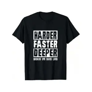 T-shirt HarerFastereeper Because CPR Saves Lives T-shirt