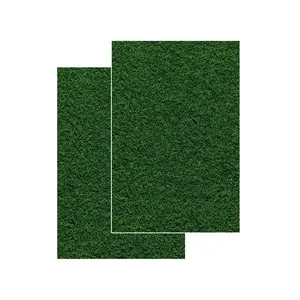 5 Pieces of Peel and Paste Lawn Stickers, Model Landscape Grassland Effect Stickers, Used for DIY Sand Tables and Miniature House Grassland Miniature Model Decoration