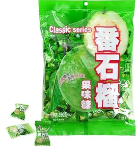 Guava Candy 12.3 oz Pack of 1 Asian Fruit Hard Candy Sweet Tangy Tropical Flavor Individually Wrapped for Sharing Snacking Classic Series