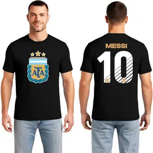 Icon Sports Officially Licensed Argentine Football Association Soccer Cotton T-Shirt - Unisex Adult