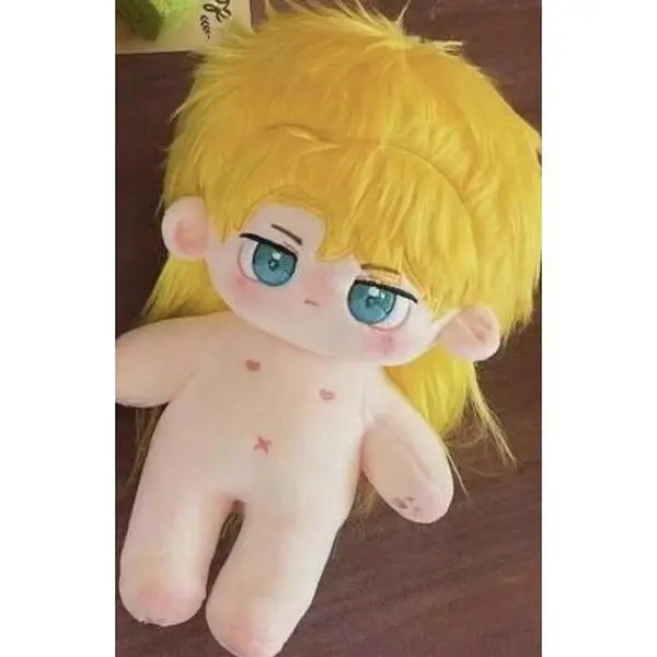 Stuffed 20cm Novel Merman's Fall Rimbaud Bai Chunian Cosplay Plush Doll Toys for Fan Collection or Friends Perfect Birthday Gift
