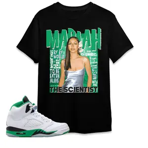 Jordan 5 Lucky Green Unisex T-Shirt Mariah Amani Buckles, Shirt To Match Sneaker