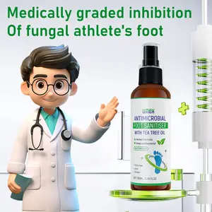 Tea Tree Oil Foot Spray: Fresh Feet, Soothed Heels, Clean Feel! Fast-Dry! Bye Bye Foot Funk!