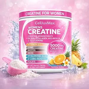 Women’s Creatine Powder Blend with BCAAs, Collagen, Myo-Inositol & L-Glutamine – Multi-Nutrient Beauty & Performance Support, Daily Active Lifestyle Formula
