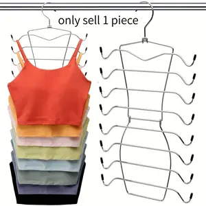 Stainless Steel Sports Hook, Stainless Steel Hanger, Space-Saving Foldable Design, Non-Slip Storage Organizer for Swimwear & Undergarments, Durable & Versatile Use, Yoga Pants Hanger, Swimsuit Hanger, Multifunctional Clothes Hanger