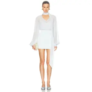 Gestuz Zurina Blouse in Blue Finch
