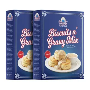 Starvin' Arvin's Biscuits N' Gravy Mix, 13.75 oz, Pack of 2