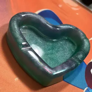 Heart resin ashtray