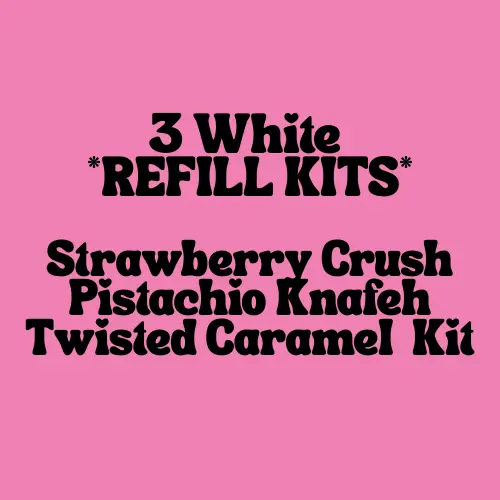 White - Strawberry Crush, Dubai & Caramel