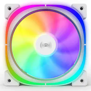 PCCOOLER Silent ARGB 12cm EF120 ice cpu cooling Chassis Fans with Ball Bearing Overclocking Desktop Computer Cooling Fan for Sapphire RX5700XT 5700 Nitro Graphics CardCoolingFan(Fan-C)