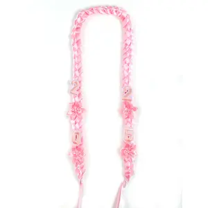 2025 European Graduation Season Accessories: Handmade Woven Ribbon Personalized Wreath