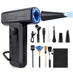 Turbo Fan for Car, Portable Handheld Blower 130000 RPM, High-Speed Air Duster for Detailing, Computer Keyboard Cleaning, Camera Lens Dust Removal