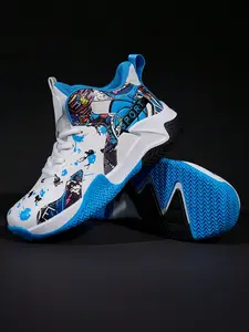 Boys' Basketball Shoes Kids' Anti-Slip Sneakers for All Seasons, Casual Training Sneakers, Grade School Training Sneakers non-slip sol Unisex FuelCell Turf Trainer Shoe indoor  hoop  shoes lamelo  shoes non-slip eva sole high top basketball shoe