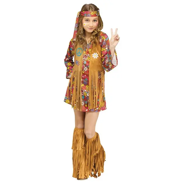 Peace & Love Hippie Costume for Kids