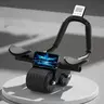 Automatic Rebound Ab Roller Wheel - Abs Training Equipment with Timer, Elbow Support, Core Strengthening, Injury Risk Reduction for Home, Camping Gym & Home Gym Workouts
