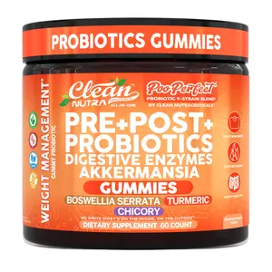 Clean Nutra Pre + Post Probiotics & Digestive, Enzymes, Akkermansia & More for Gut Balance & Metabolic Wellness Gummies – PooPerfect