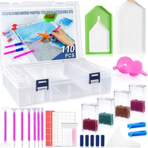 110 count  Painting Tools and Accessories with 44 Slots  Painting Storage Containers for Adults or , Apply to 5D  Painting
