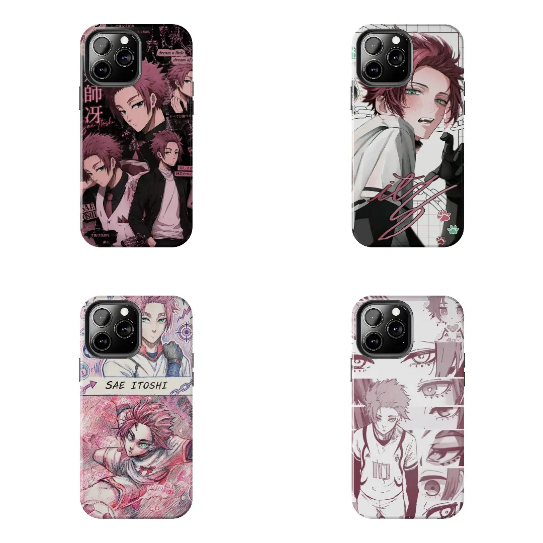 Itoshi Sae Blue Lock Anime Phone Case Soft TPU Shockproof Cover for iPhone 7-17 Pro Max & Samsung Galaxy S21-S26 Ultra