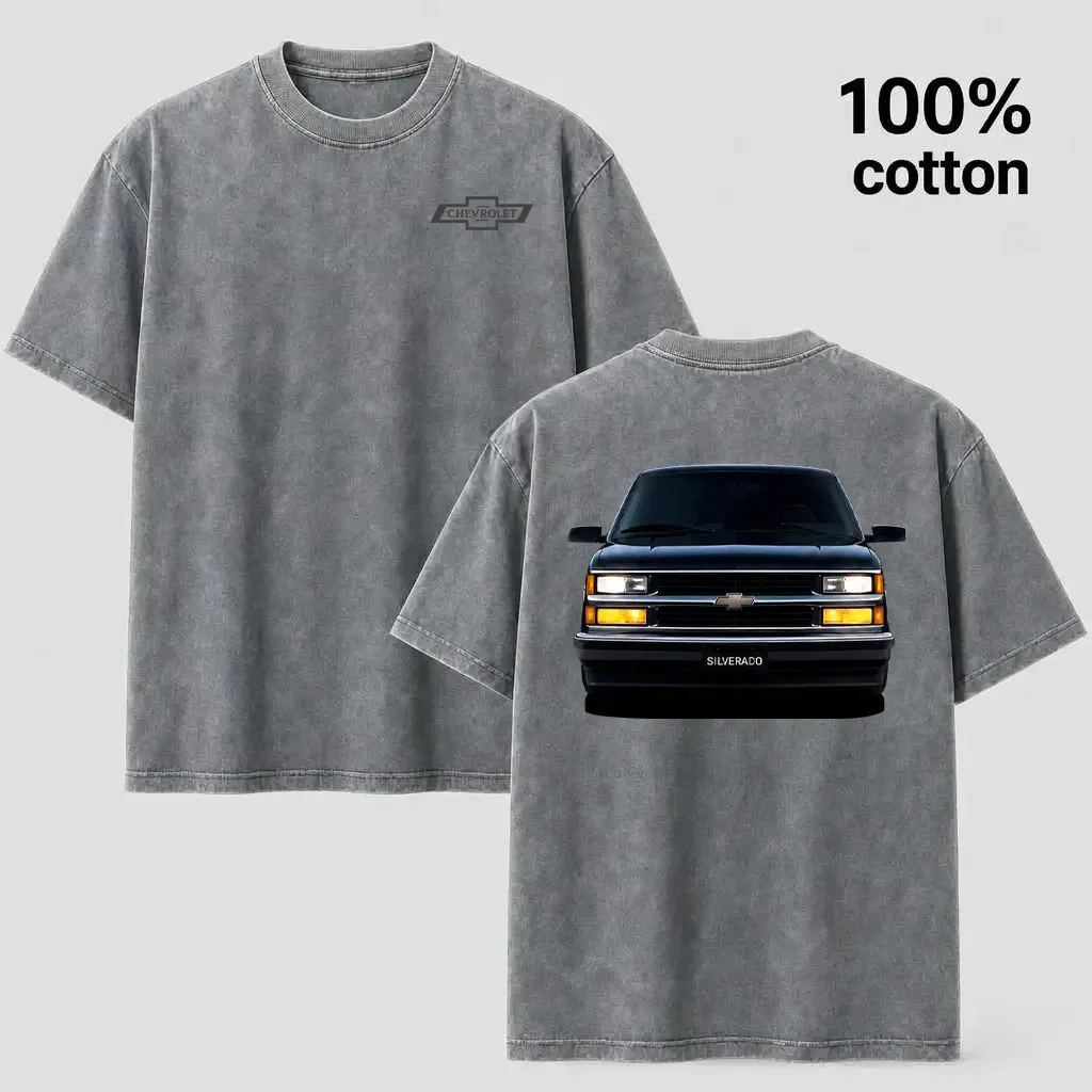 Pickup truck enthusiast graphic T-shirt, classic Pickup truck enthusiast short-sleeved shirt, black cotton top