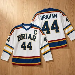 [Made-to-Order]  Briar U Hockey Jersey, Graham 44 Shirt, Hockey Romance Shirt, Hockey Sports, Movie Fans Gift