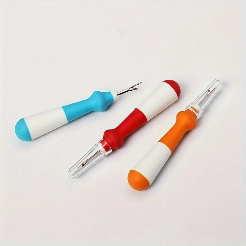 2pcs Home Sewing Accessories Multifunctional Thread Cutter Thread Remover Yarn Scissors Cross Cutting Tool Dismantling Knife