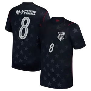 Unisex Soccer/Football USMNT USA Team Weston McKennie 2026 Away Stadium Replica Jersey - Blue