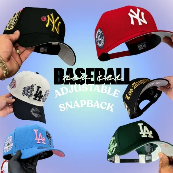NY Yankees & LA Dodgers Baseball Cap – Premium Fitted Snapback Hat, Flat Brim Streetwear Cap, MLB Style Sports Hat, Hip Hop Urban Fashion, Unisex Hat for Men & Women