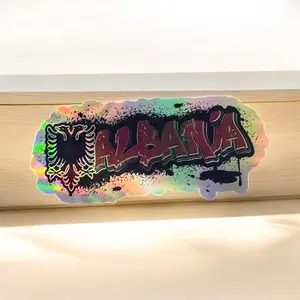 This unique Albanian sticker