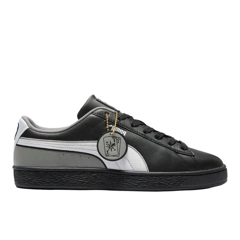PUMA Mens Basket Vegas Flagship Lace Up Sneakers Shoes Casual - Black