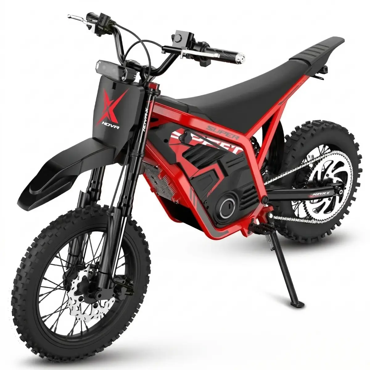ESKUTE Nova X Rechargeable Electric Bike for Adults - 4000W Peak Power, 48V 22.8Ah 53+ mi Range, Full Dual Suspension All-Terrain Disc Off Roading Bicycle for Cycling Enthusiasts, Sports Use