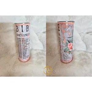 Bible Emergency Number Clearance Custom Sublimation Tumbler #7