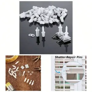 85 Pieces Repair Plantation Shutters Set Plantation Shutter Louvers Repair P Tools Supplies Mixed Sizes