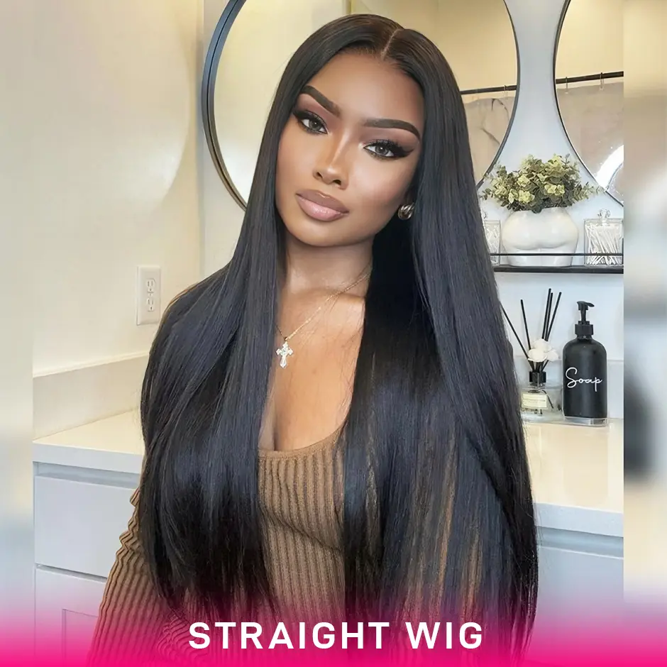 13x6 straight glueless wig